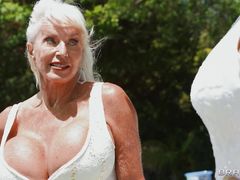 blonde bride masturbates mother-in-law