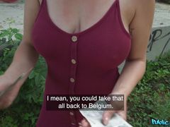 busty milf sucks big dick in the great outdoors